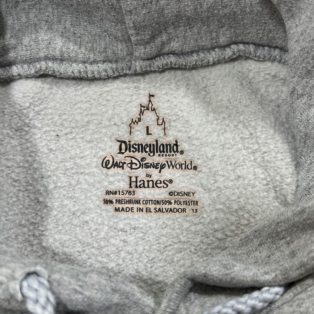 Walt Disney World Men's Large Fleece Pullover Hoodie Epcot World Showcase USA 82 - Picture 3 of 11